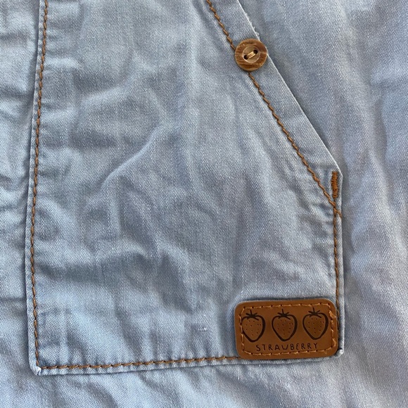 Beautiful denim romper with pockets - Picture 5 of 6